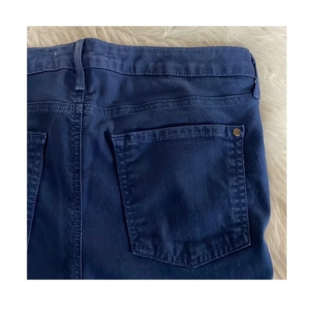 Vince Jeans Pants Artic Blue Skinny Denim Stretch Tencel Cotton Casual Size 29